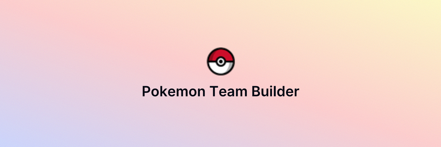 Pokemon Blue Team Builder